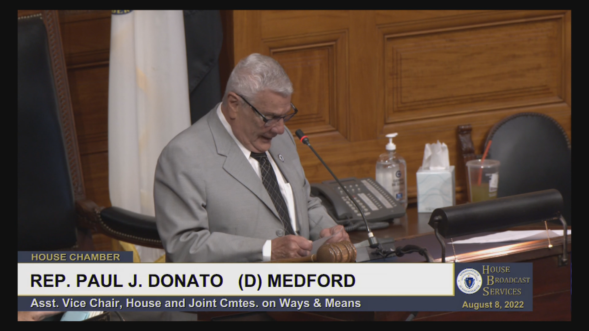 Thumbnail image for MA House of Representatives, Aug 4-11