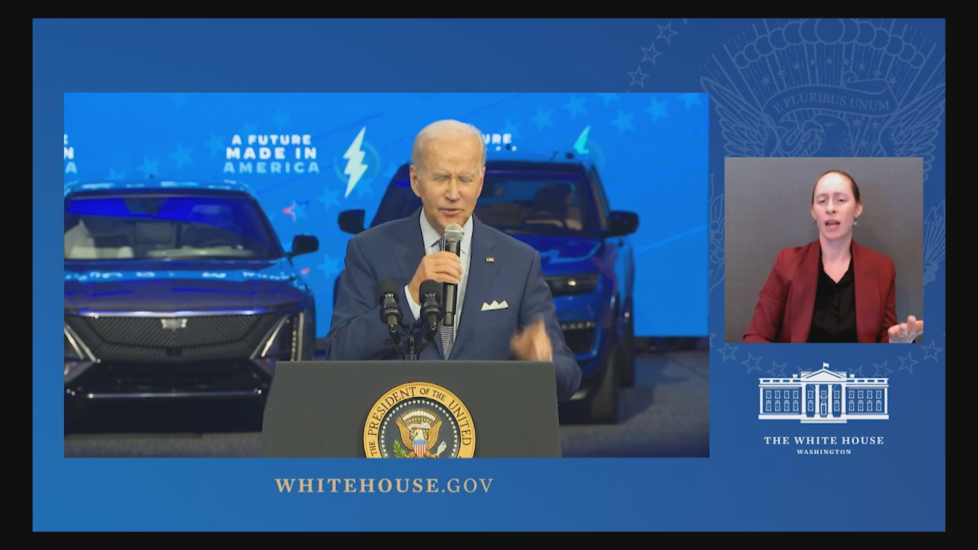 Thumbnail image for President on Electric Vehicle Manufacturing