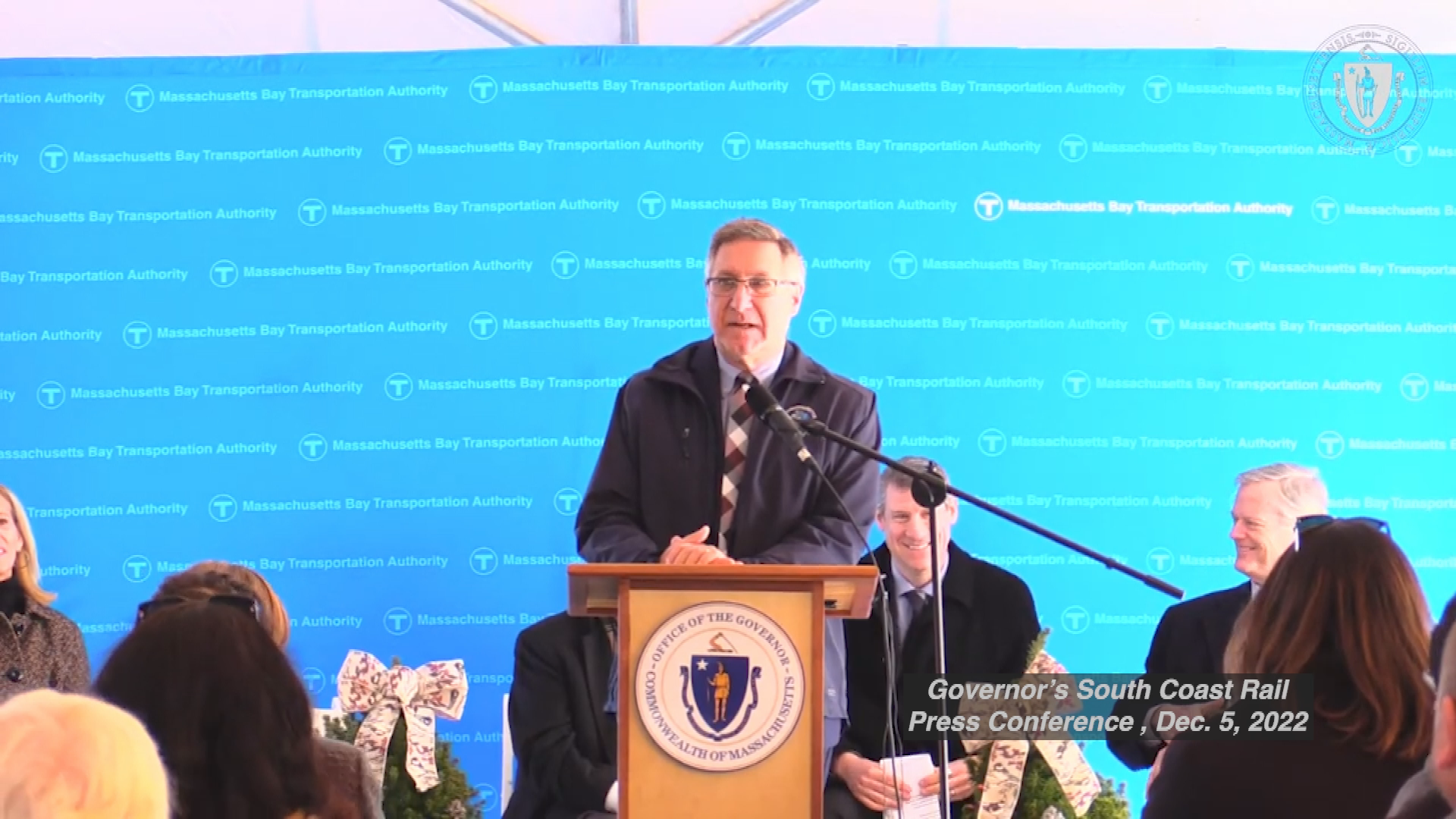 Thumbnail image for Governor's South Coast Rail Press Conference, Dec. 5
