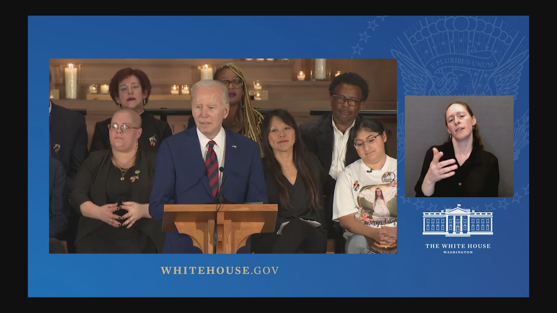 Thumbnail image for President at Vigil for All Victims of Gun Violence