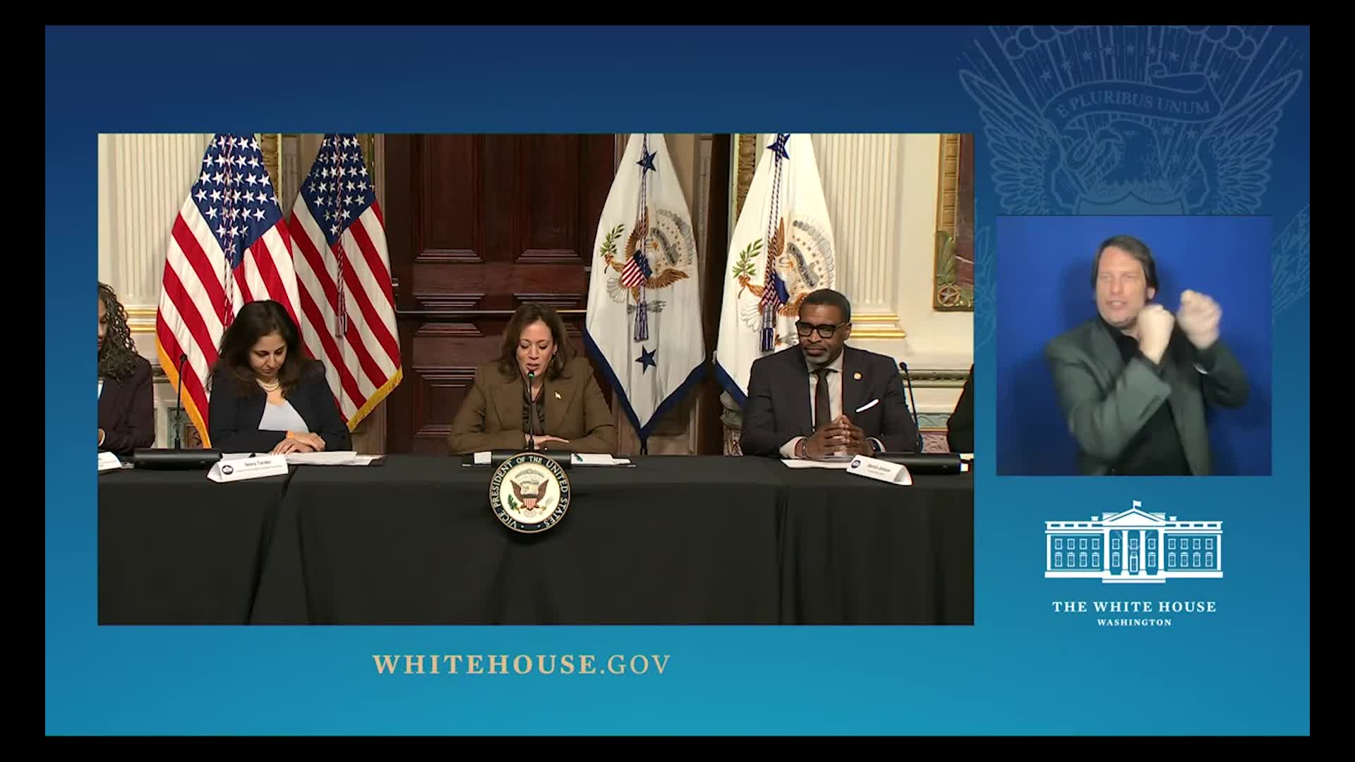 Thumbnail image for Vice President with Voting Rights Leaders