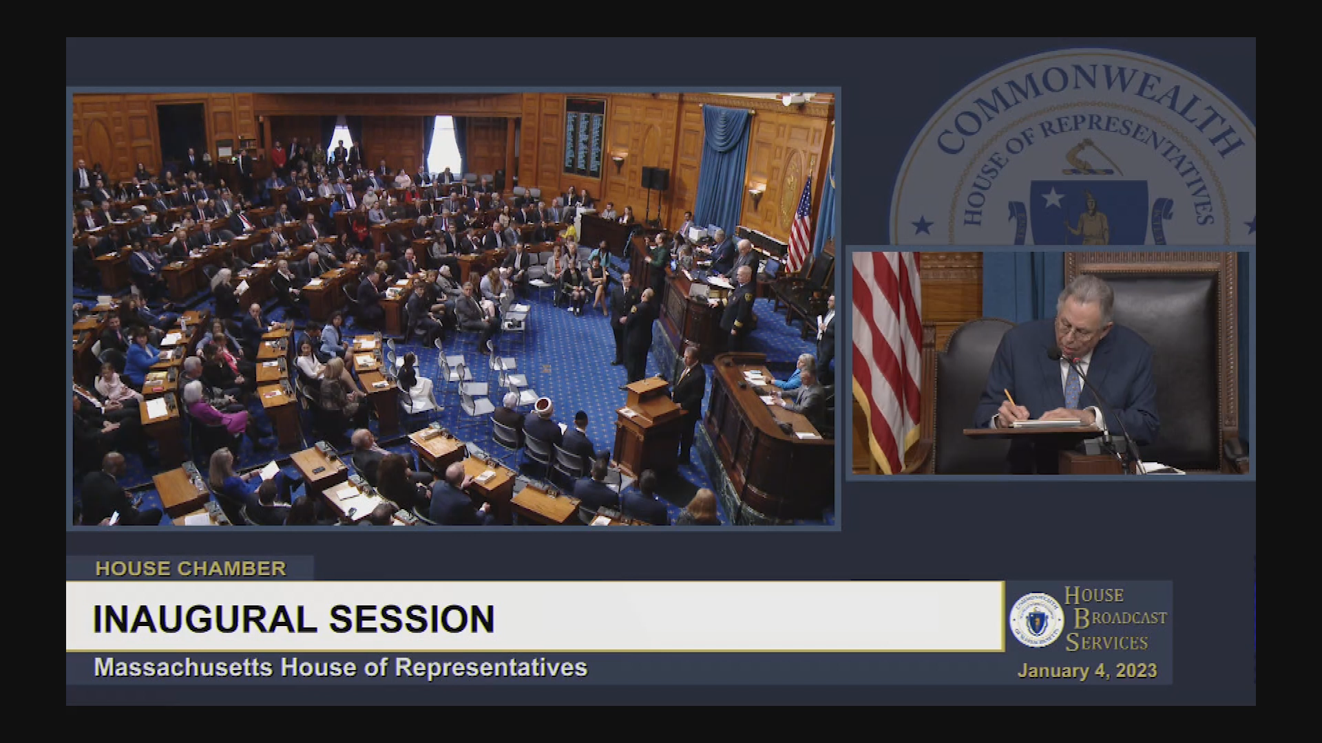 Thumbnail image for MA House of Representatives Inaugural Session