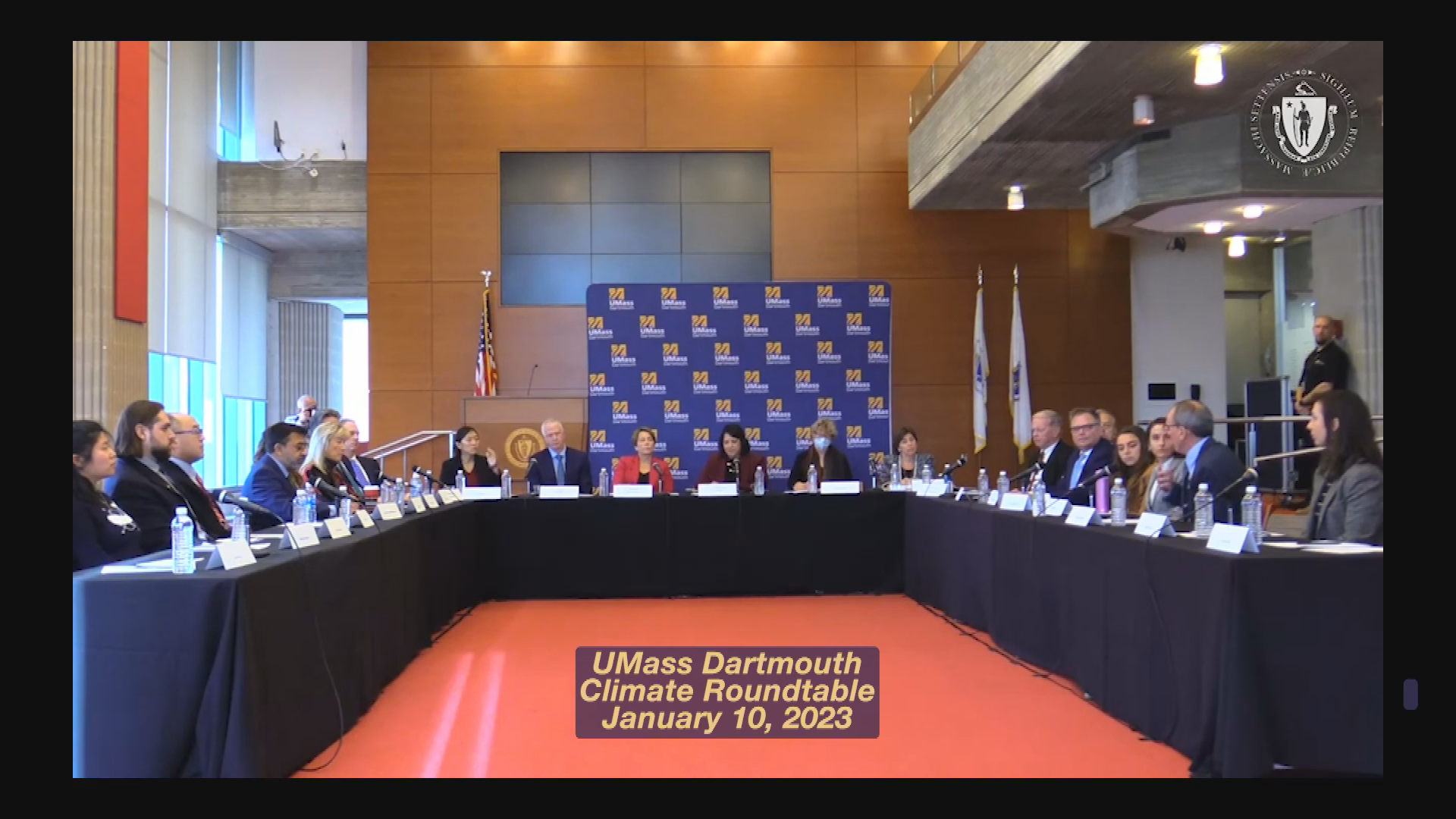 Thumbnail image for Governor Joins Climate Roundtable at UMass Dartmouth