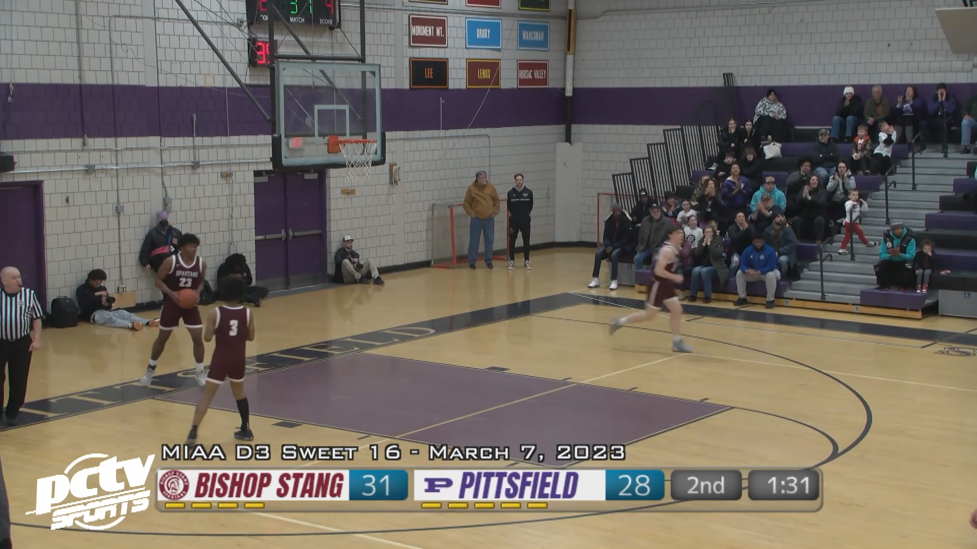 Thumbnail image for Boys Basketball: Bishop Stang at Pittsfield