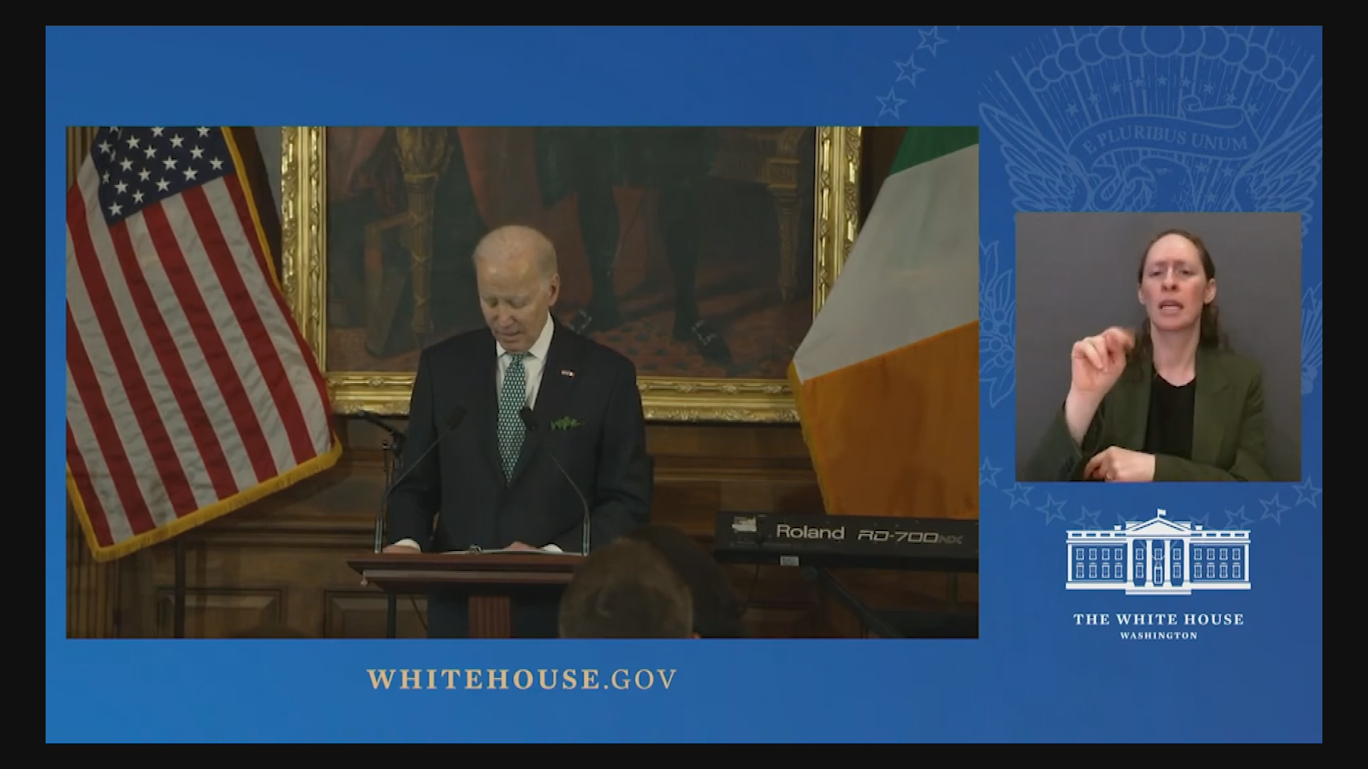 Thumbnail image for President Attends St. Patrick's Day Luncheon