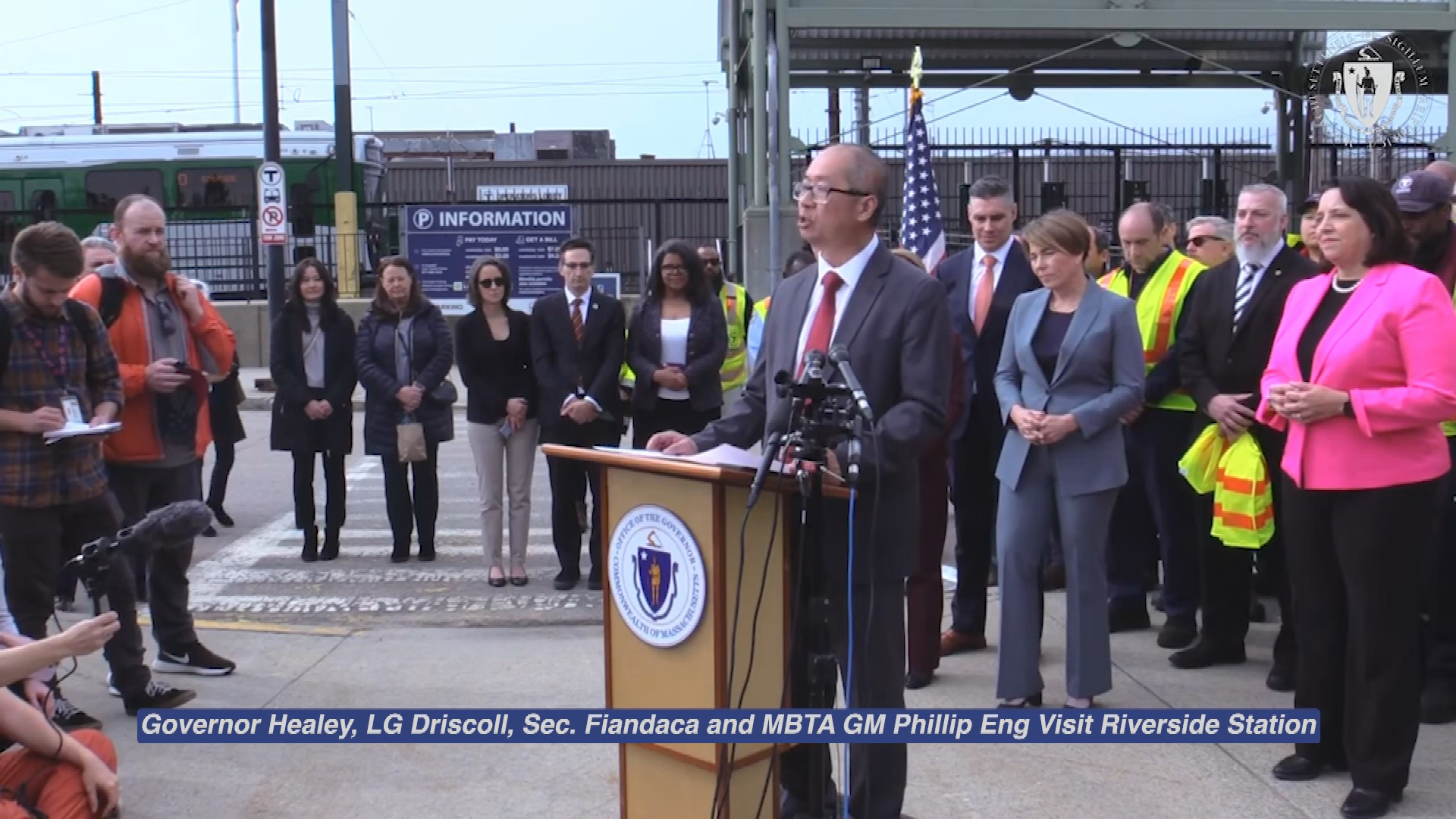 Thumbnail image for Governor Visits MBTA Station