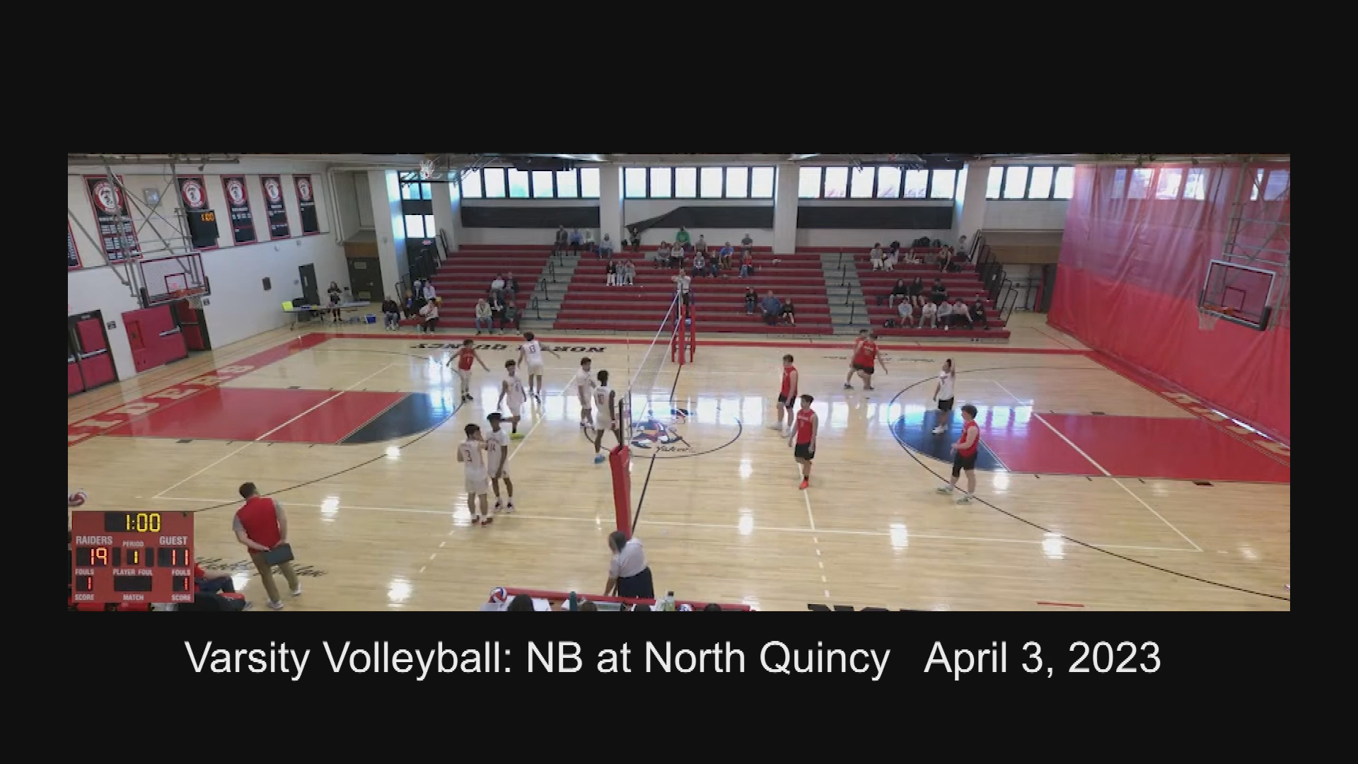 Thumbnail image for Varsity Boys Volleyball: NB at N. Quincy