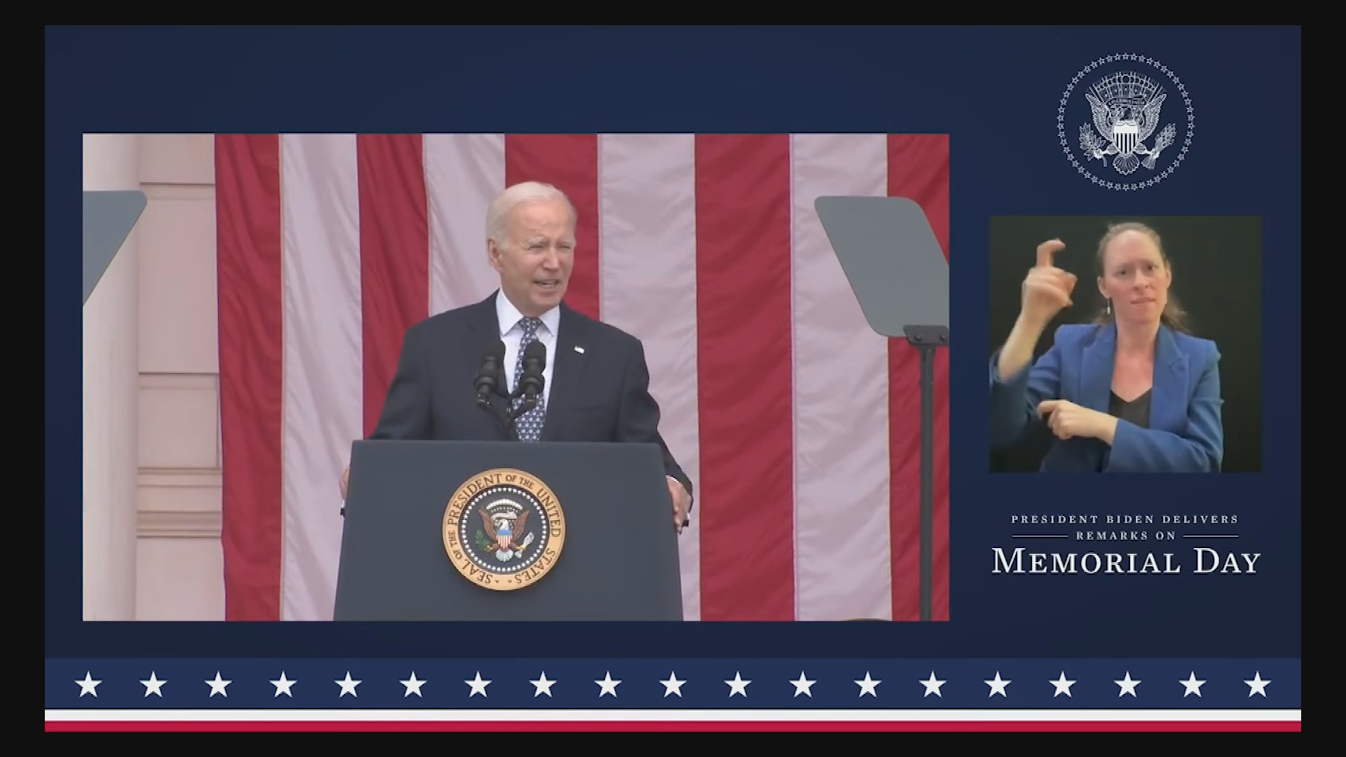 Thumbnail image for President's Memorial Day Address