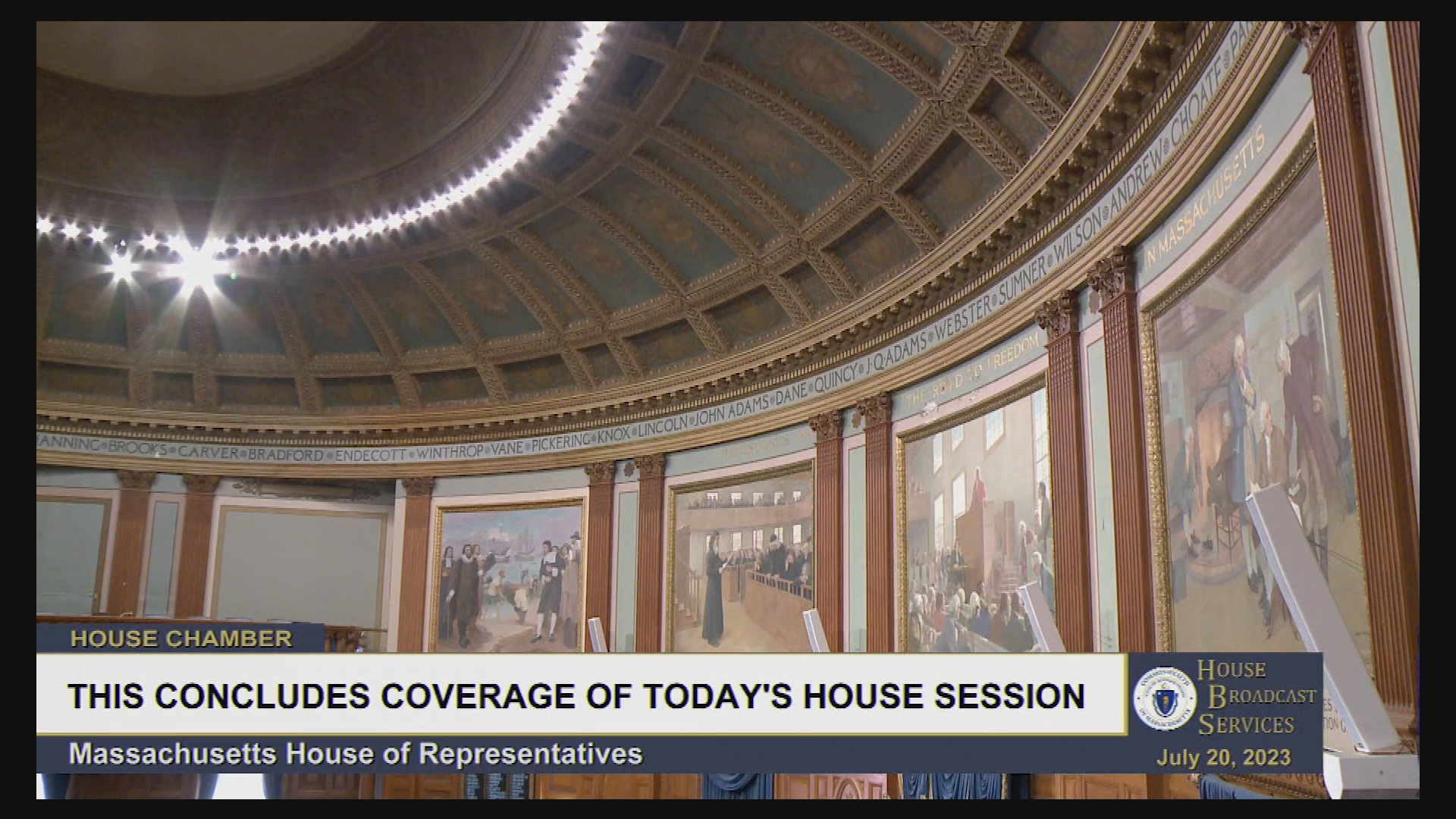 Thumbnail image for MA House of Representatives, July 17-20