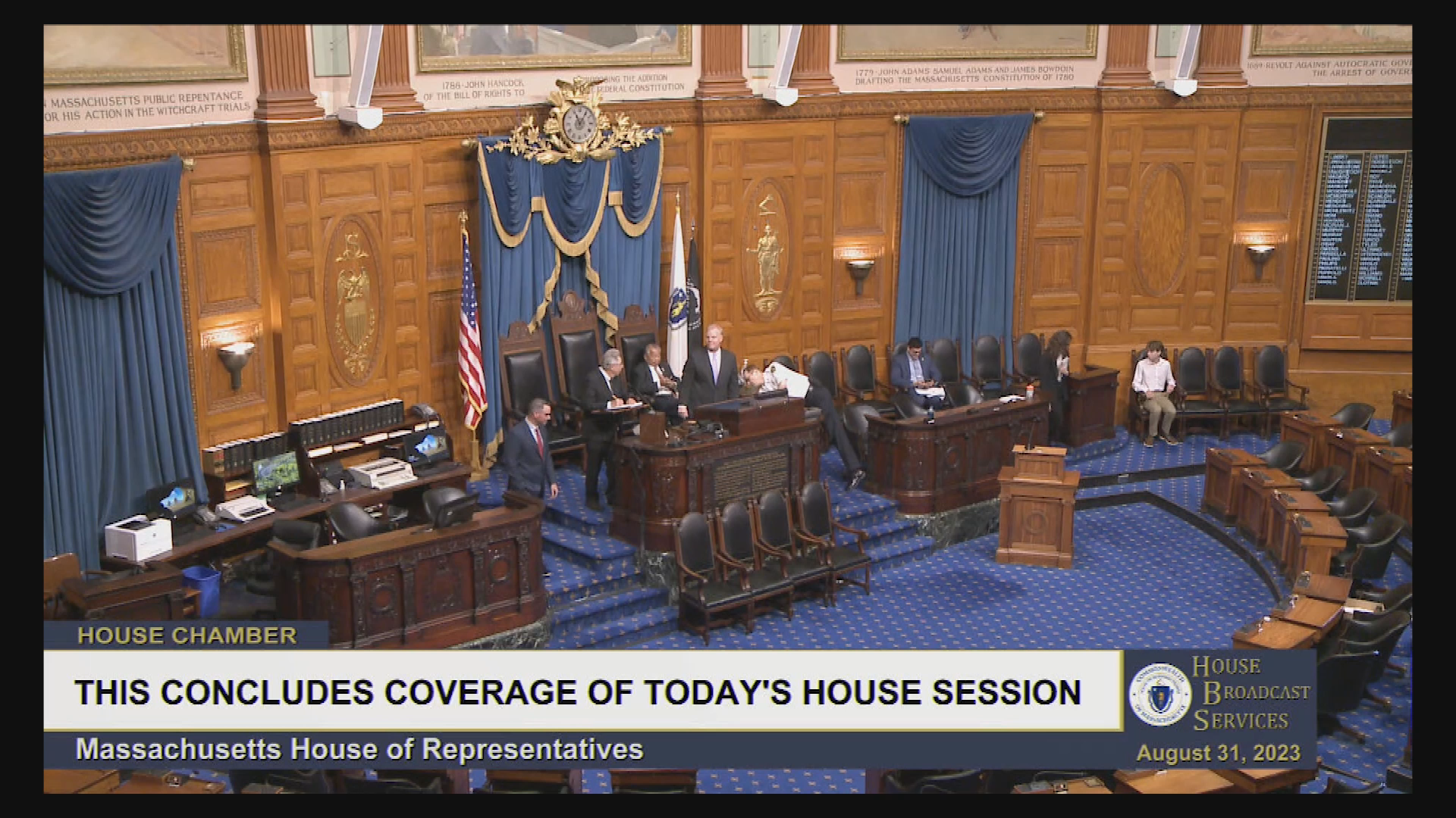 Thumbnail image for MA House of Representatives, Aug. 21-31