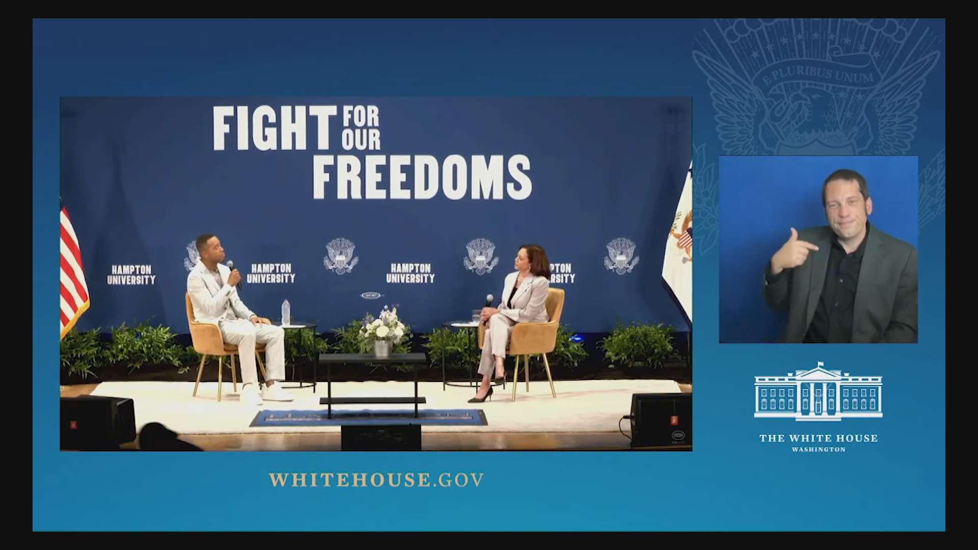 Thumbnail image for VP Harris Kicks off College Tour
