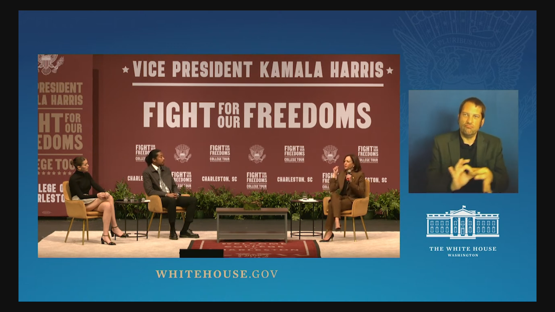 Thumbnail image for VP on Fight for Freedoms College Tour
