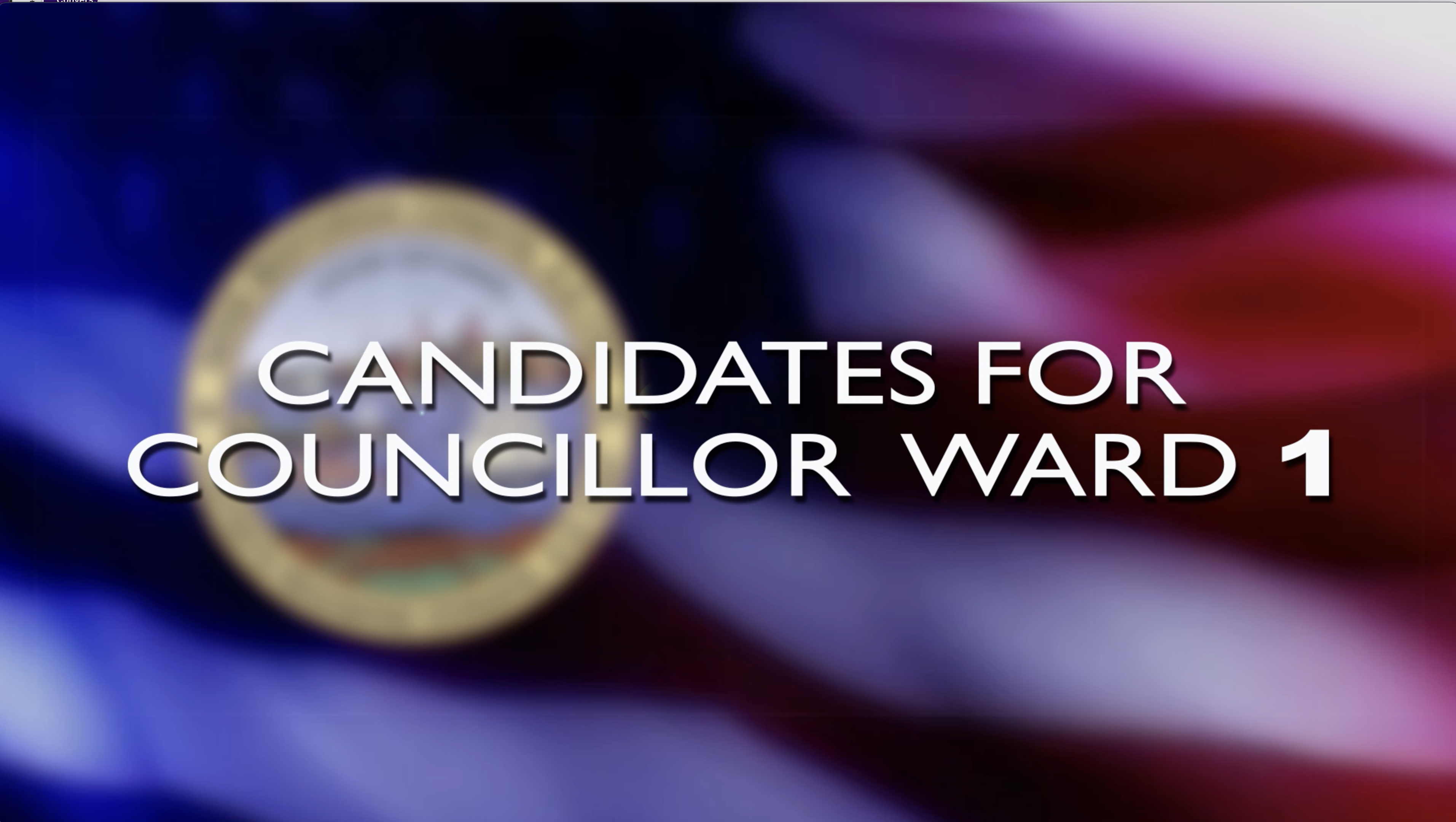 Thumbnail image for Meet The Candidates: General Election Ward 1