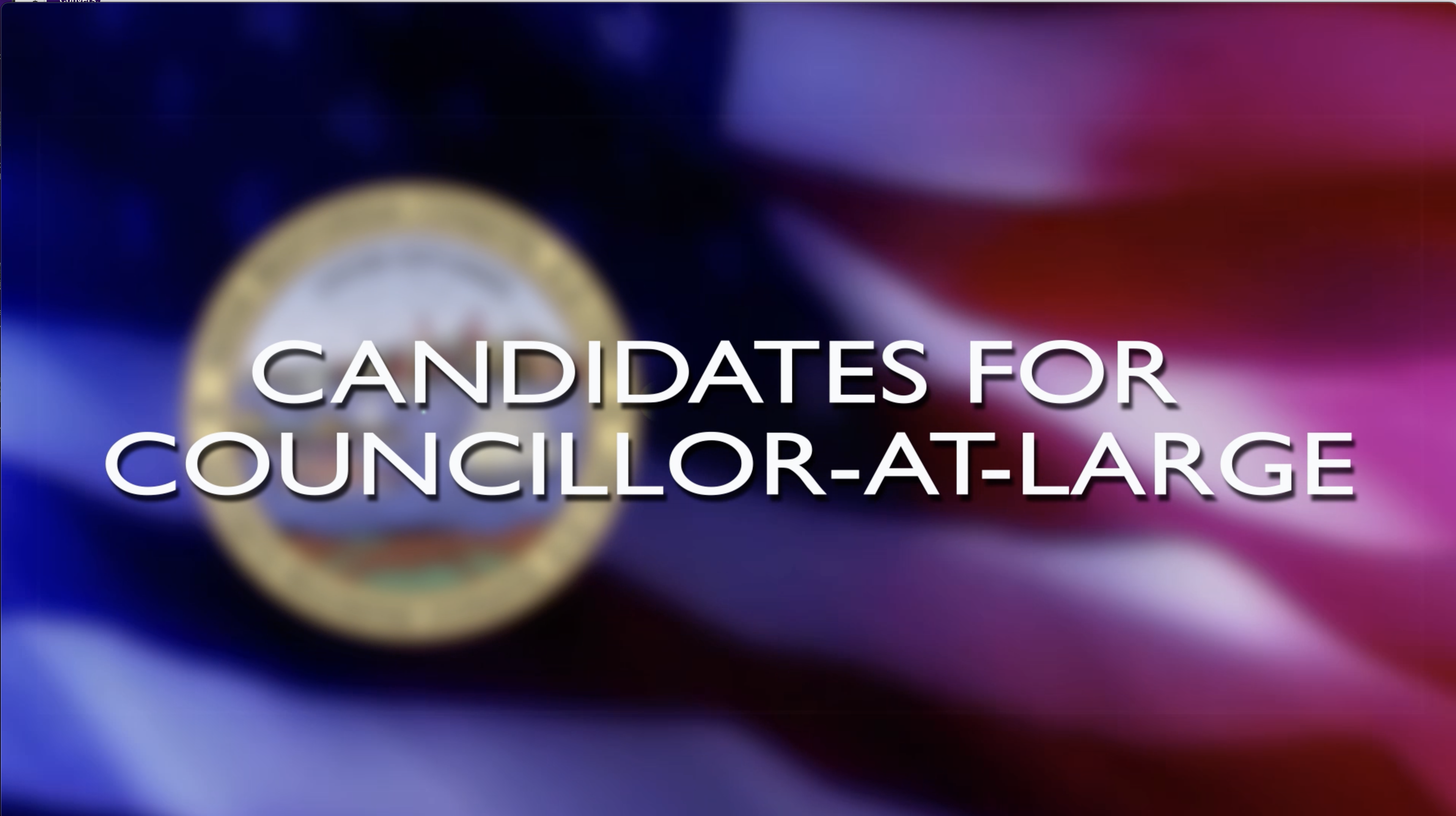 Thumbnail image for Meet The Candidates: General Election Councillor At-Large